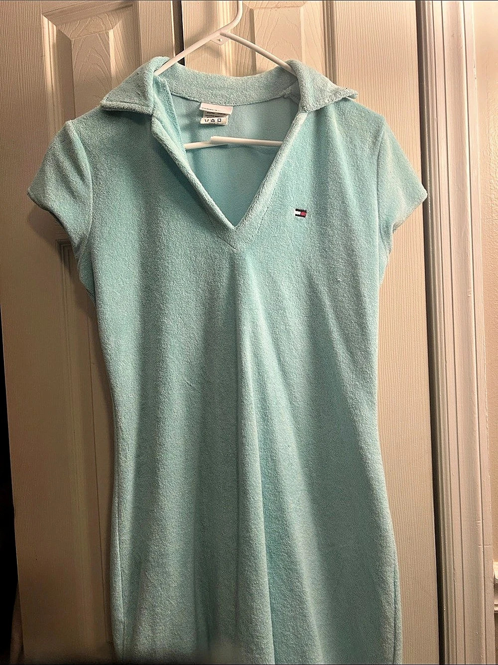 Tommy Hilfiger Women'Small Mini Dress in Green Size Small Like New
